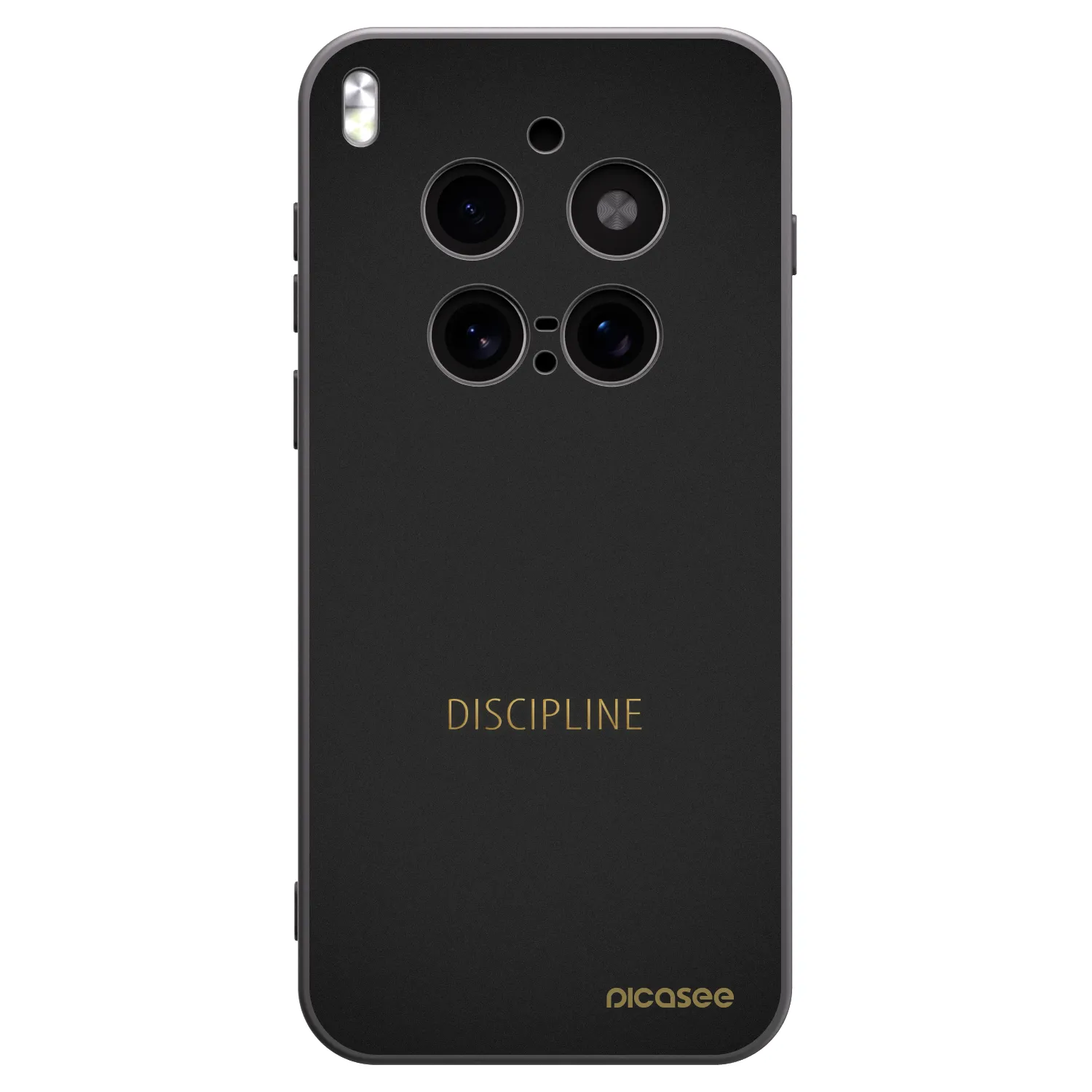 Picasee silikonový černý obal pro Vivo X300 Pro - Discipline