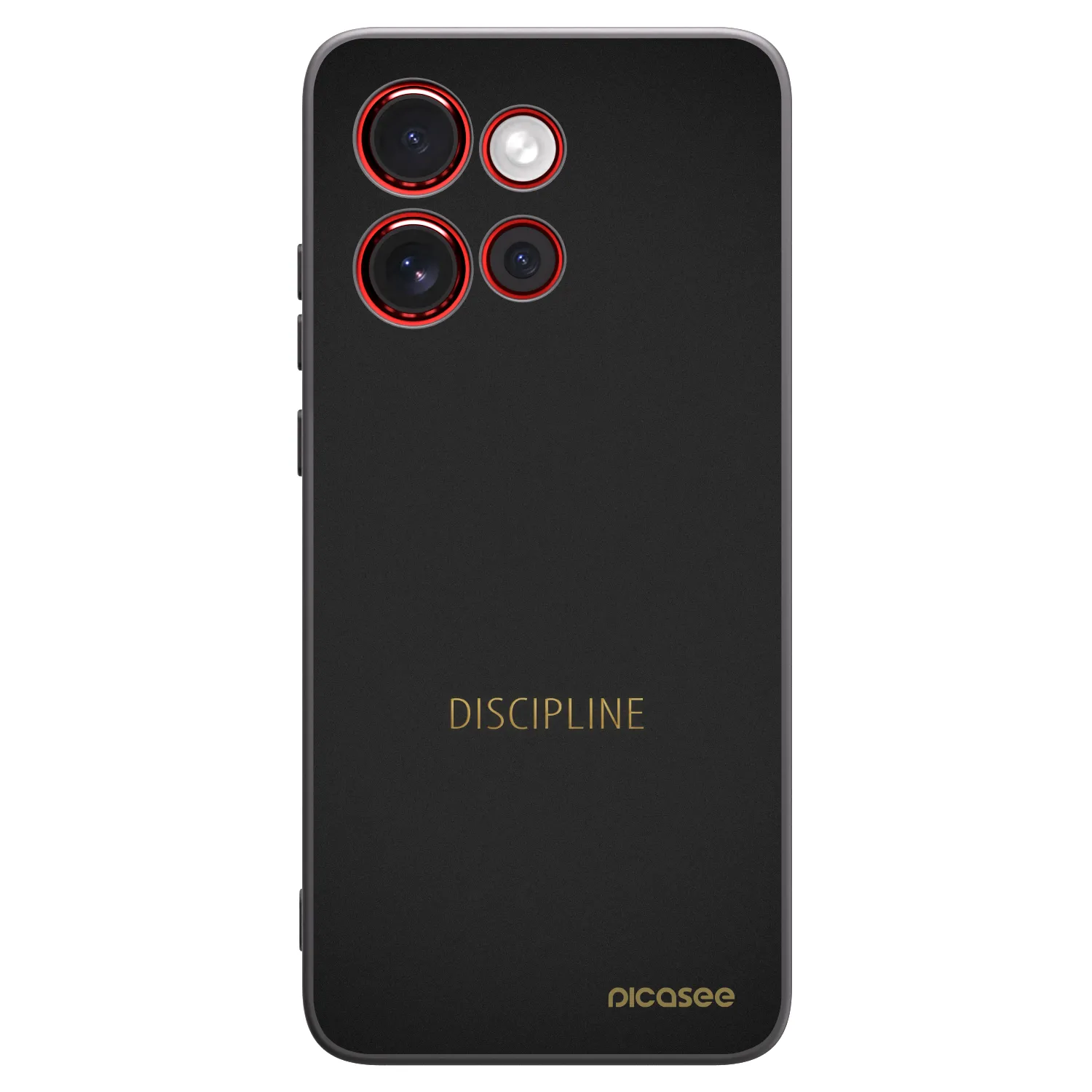 Picasee silikonový černý obal pro Motorola Edge 60 Neo 5G - Discipline