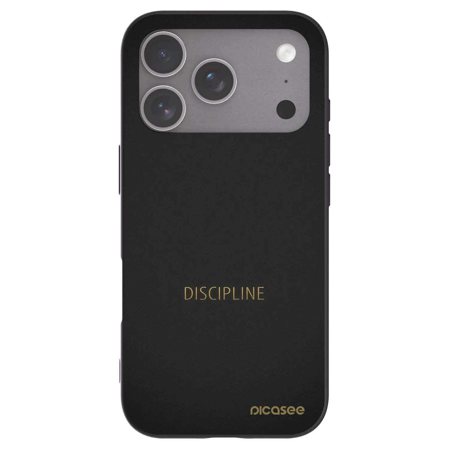 Picasee silikonový černý obal pro Apple iPhone 18 Pro - Discipline