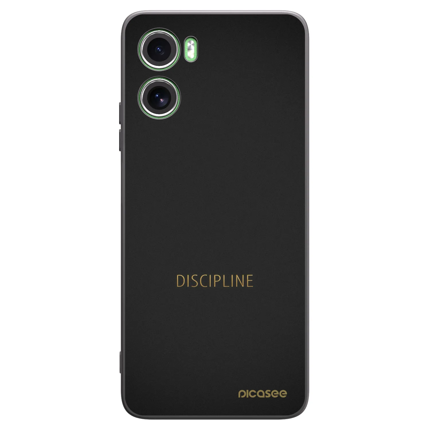 Picasee silikonový černý obal pro Motorola Moto G06 - Discipline