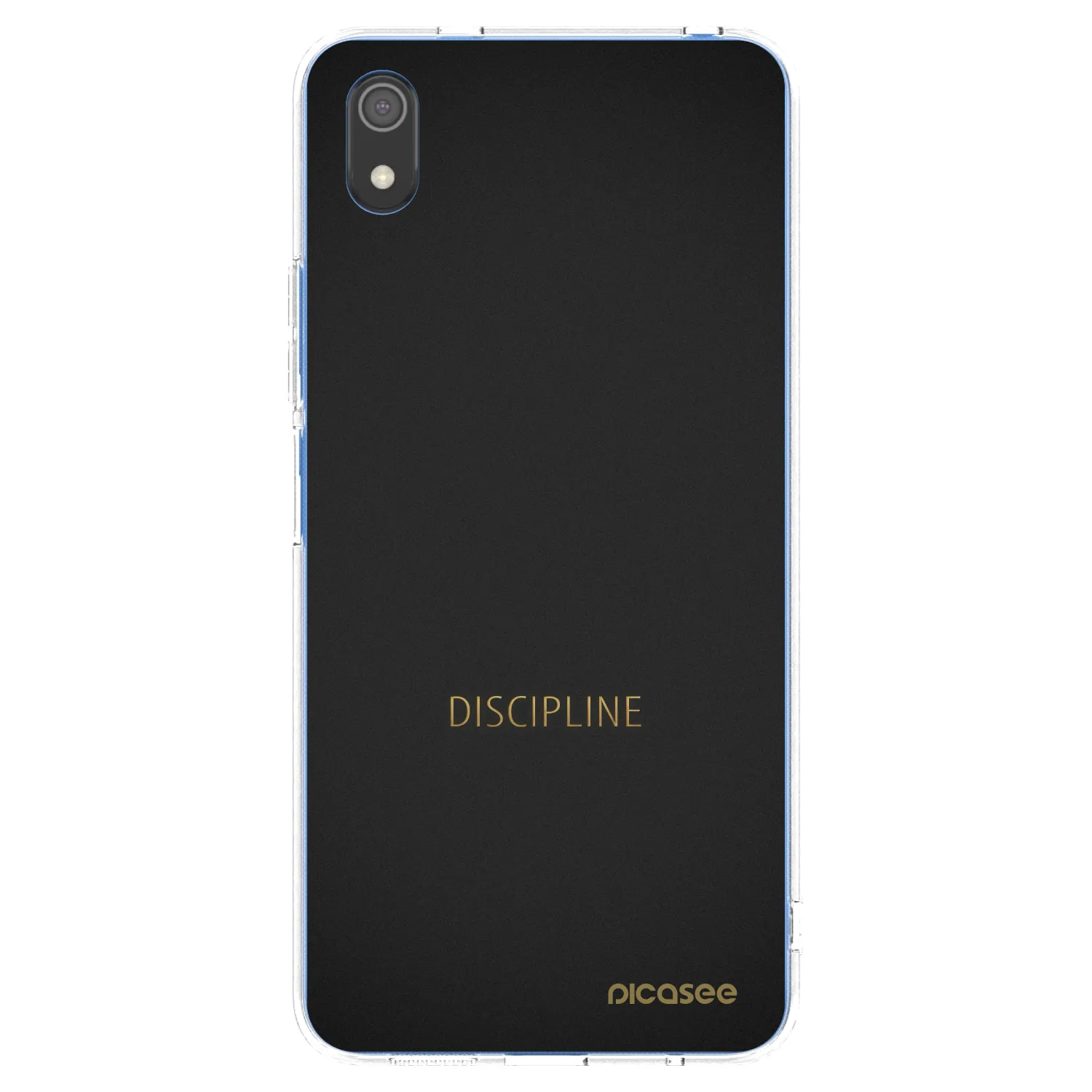 Picasee silikonový průhledný obal pro Xiaomi Redmi 7A - Discipline