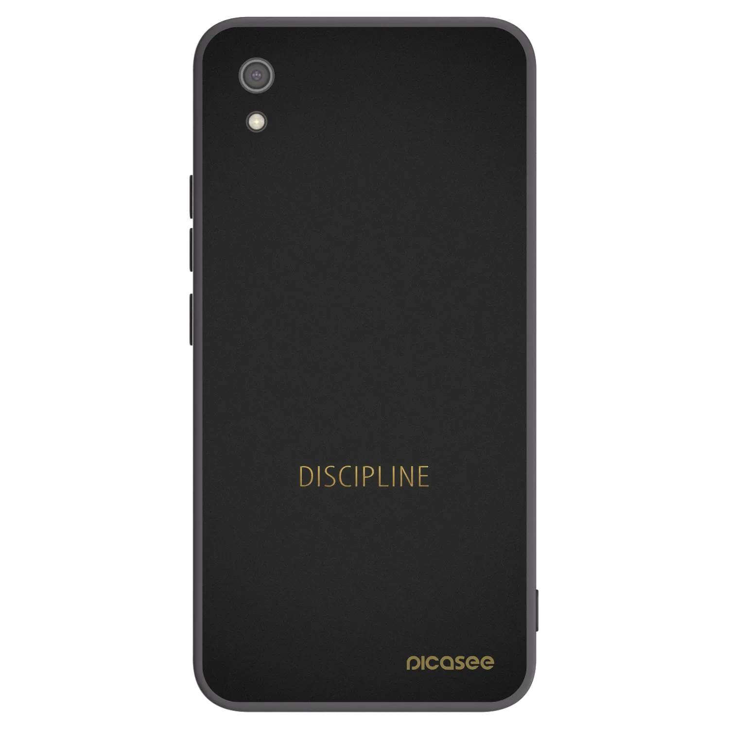 Picasee silikonový černý obal pro Xiaomi Redmi 7A - Discipline