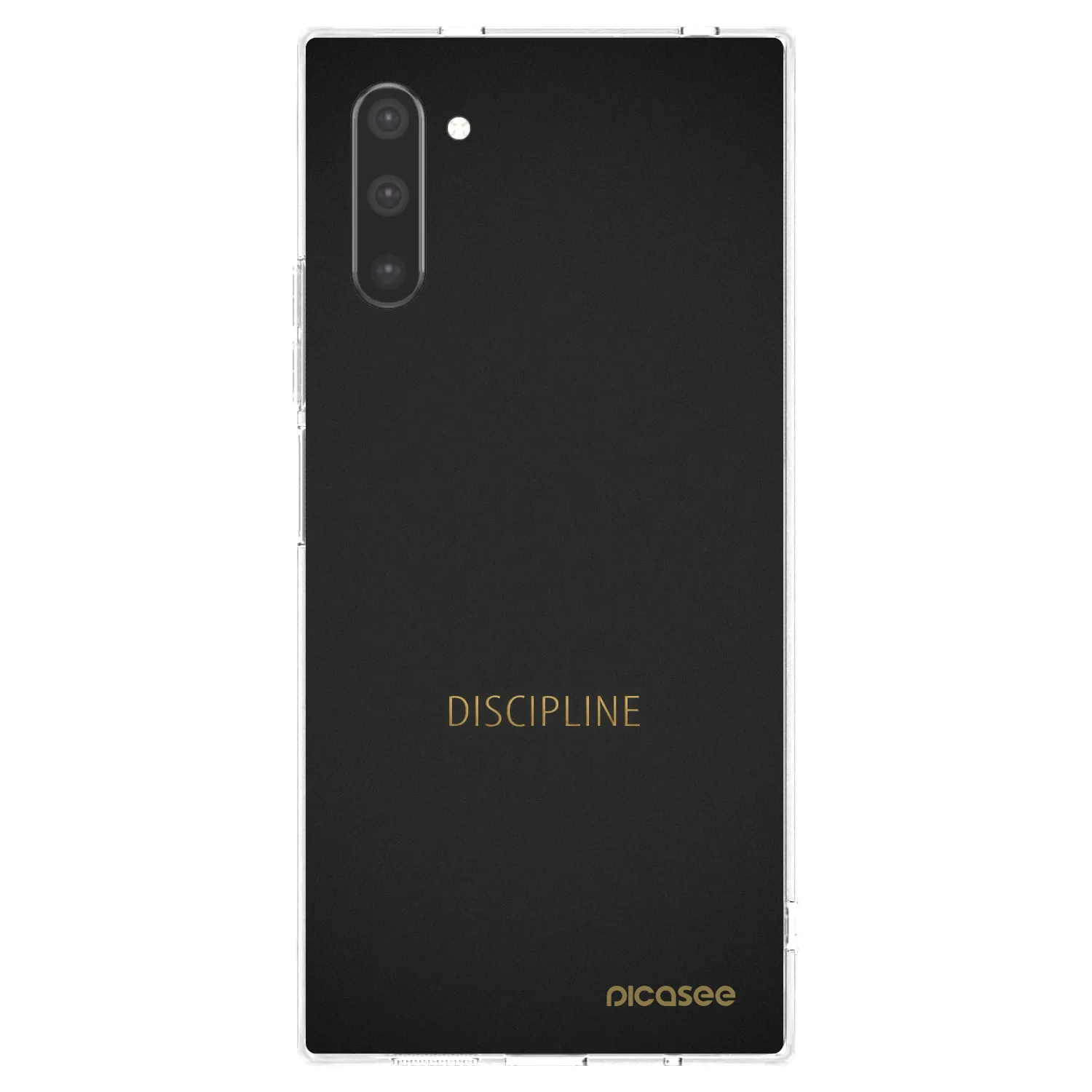 Picasee silikonový průhledný obal pro Samsung Galaxy Note 10 N970F - Discipline