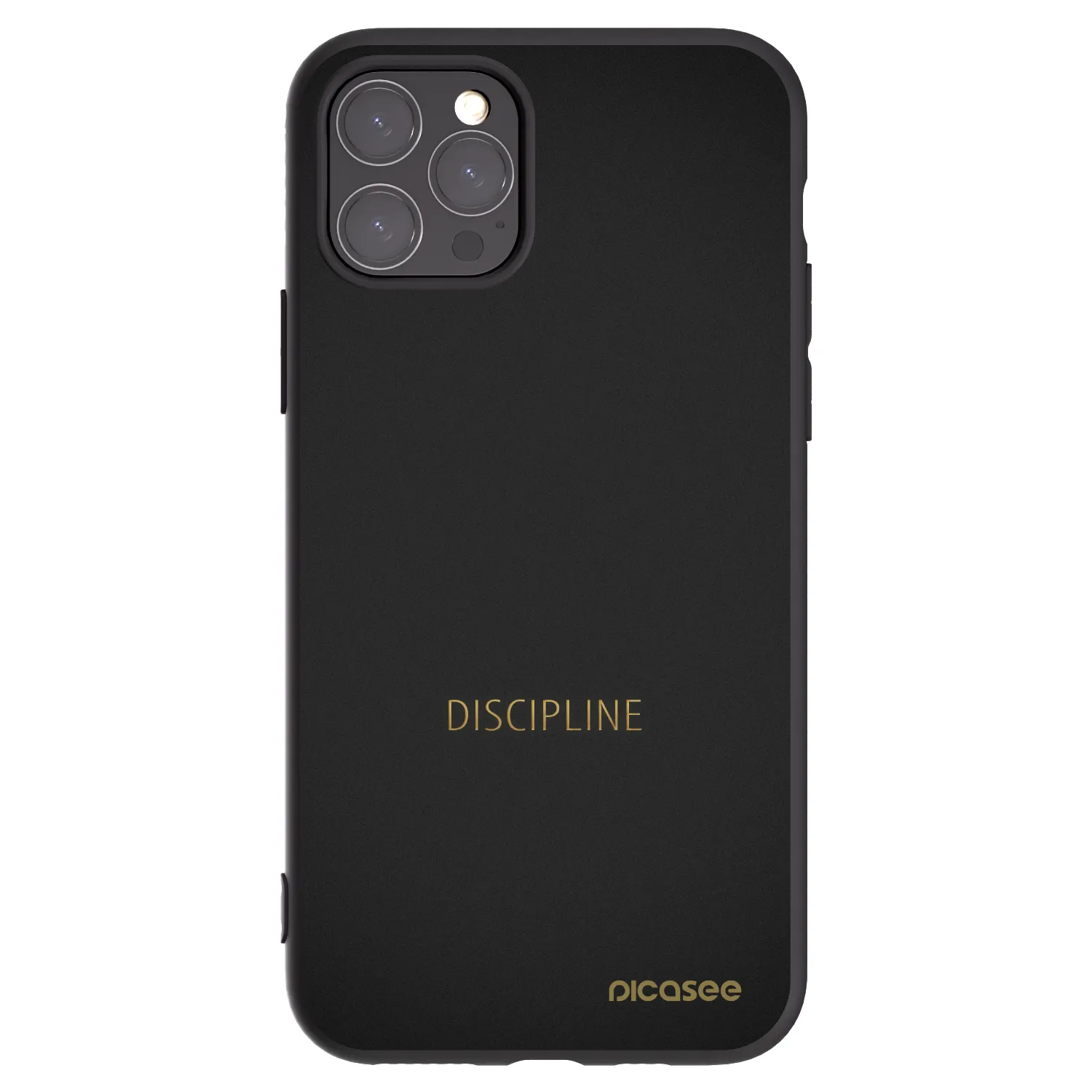 Picasee silikonový černý obal pro Apple iPhone 11 Pro - Discipline