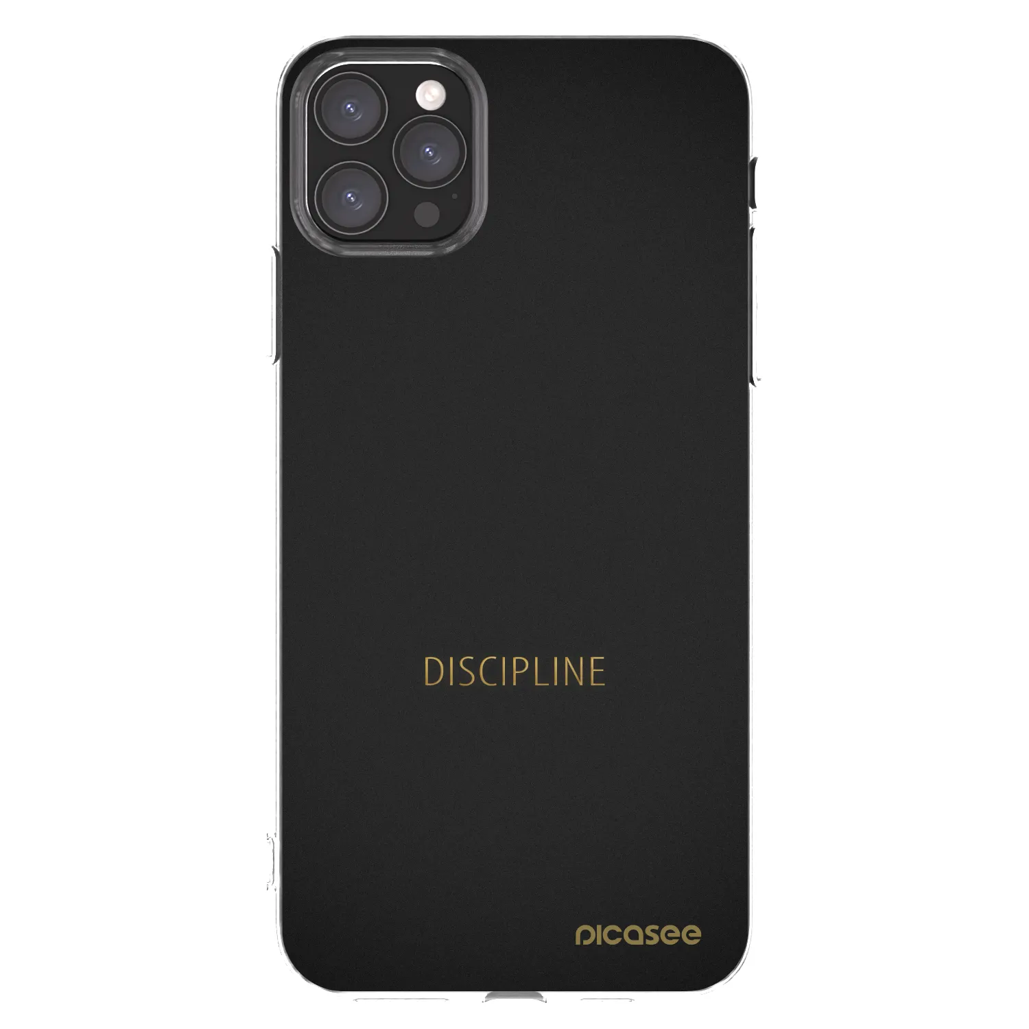 Picasee silikonový průhledný obal pro Apple iPhone 11 Pro Max - Discipline