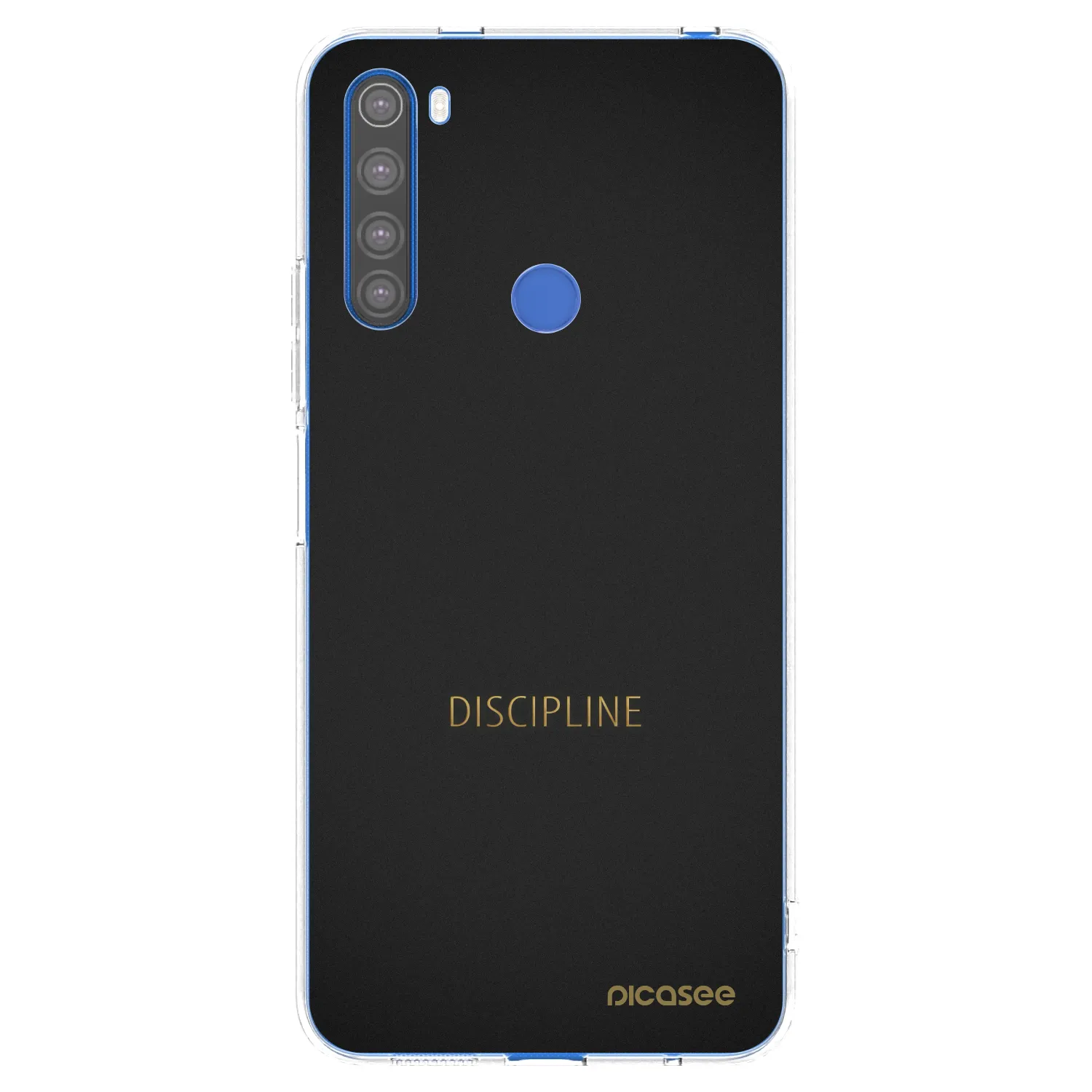 Picasee silikonový průhledný obal pro Xiaomi Redmi Note 8T - Discipline