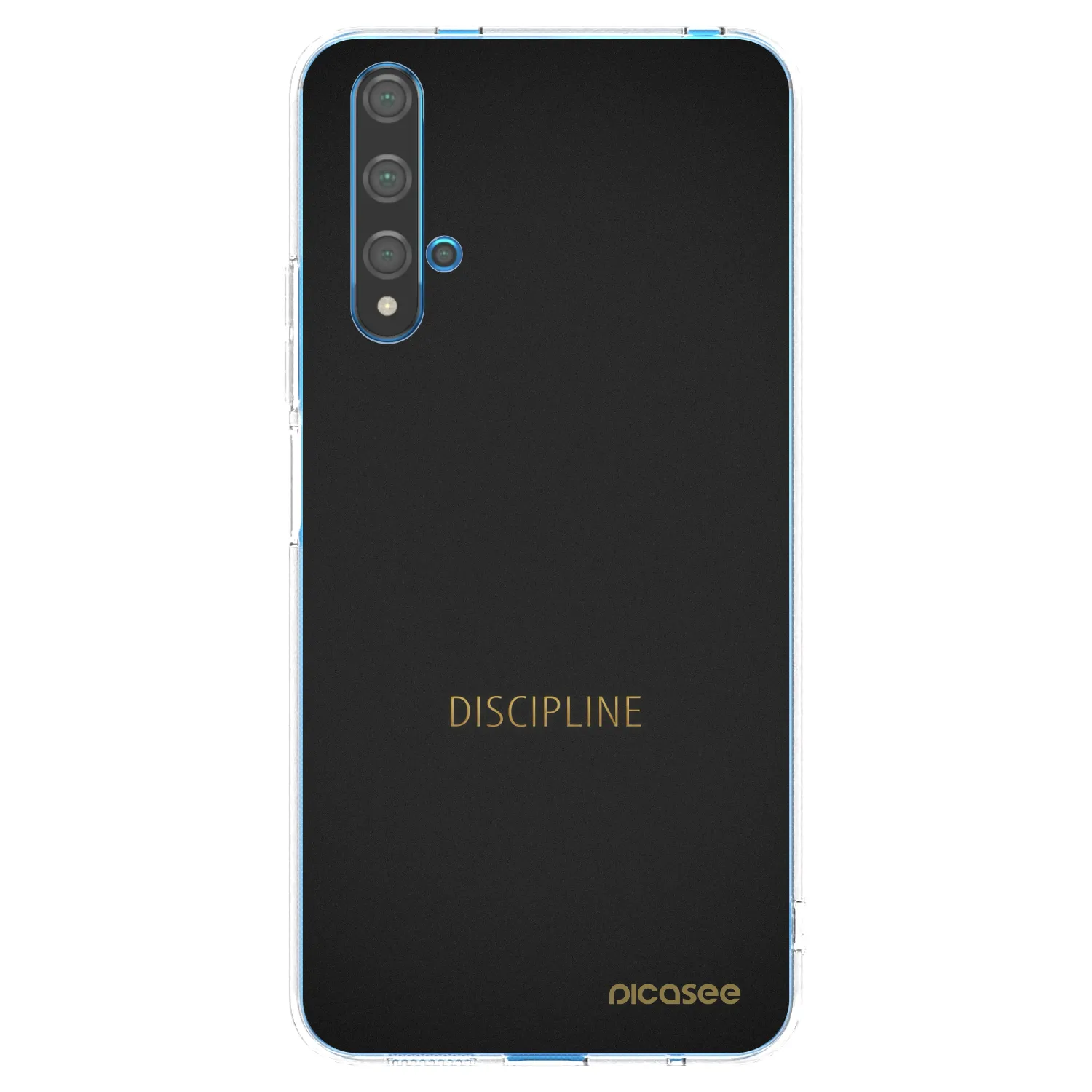 Picasee silikonový průhledný obal pro Huawei Nova 5T - Discipline
