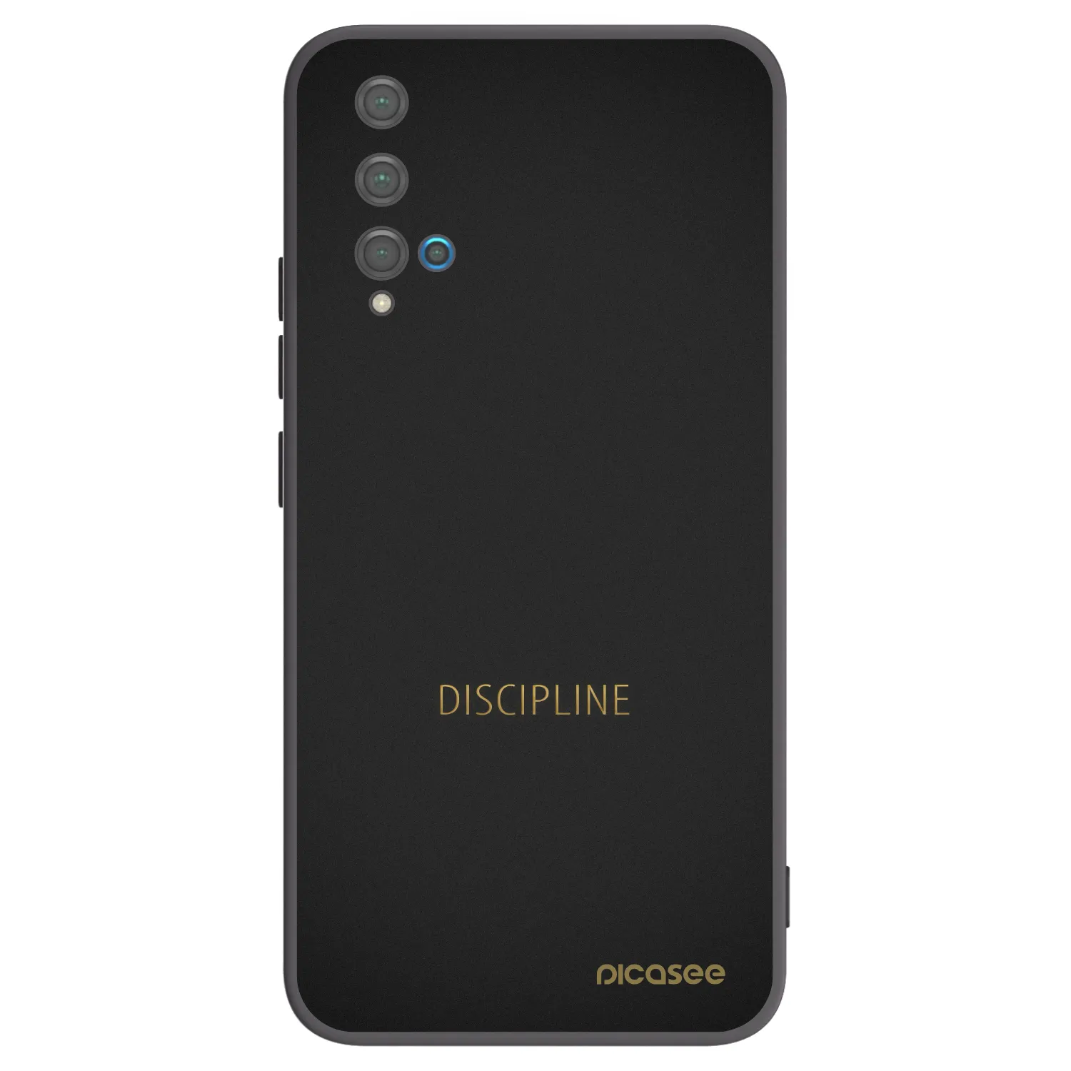 Picasee silikonový černý obal pro Huawei Nova 5T - Discipline