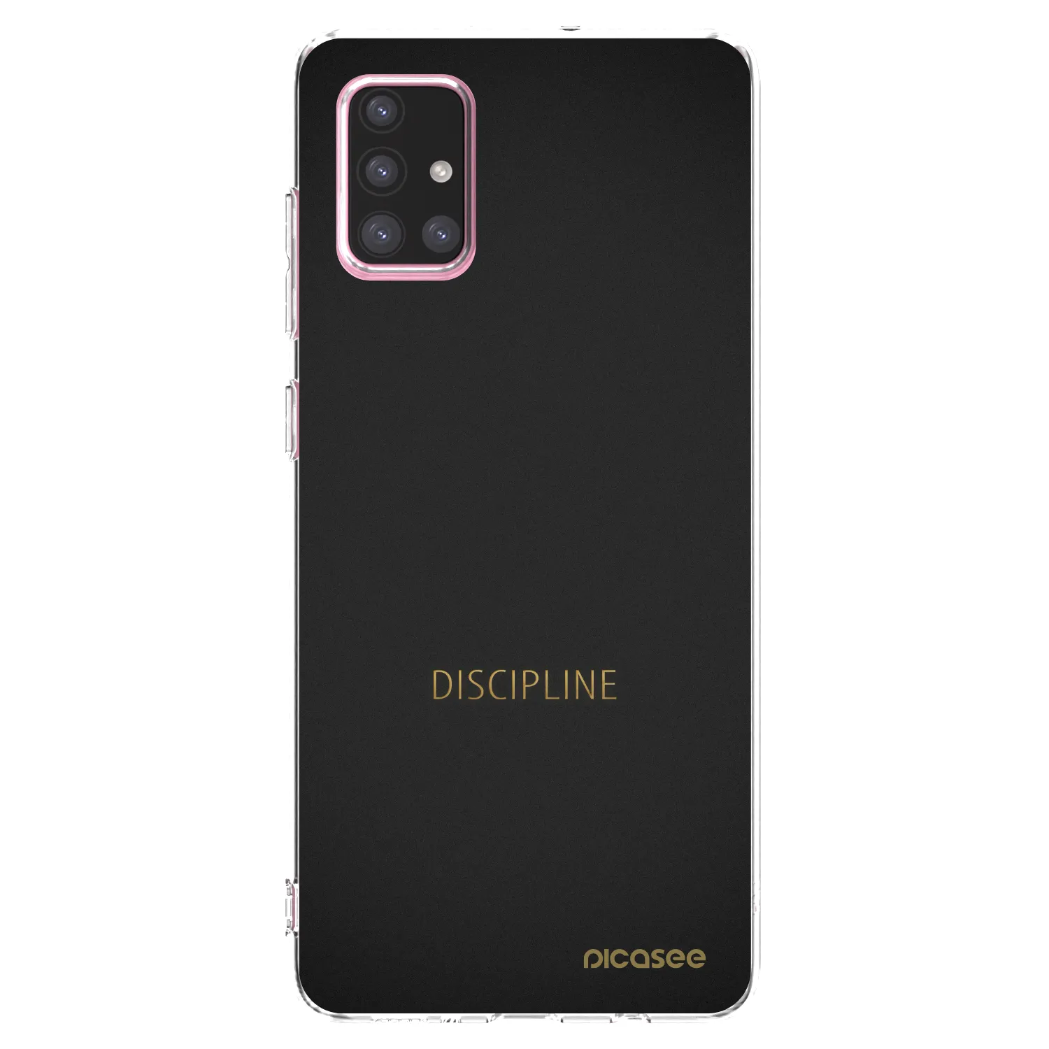 Picasee silikonový průhledný obal pro Samsung Galaxy A71 A715F - Discipline