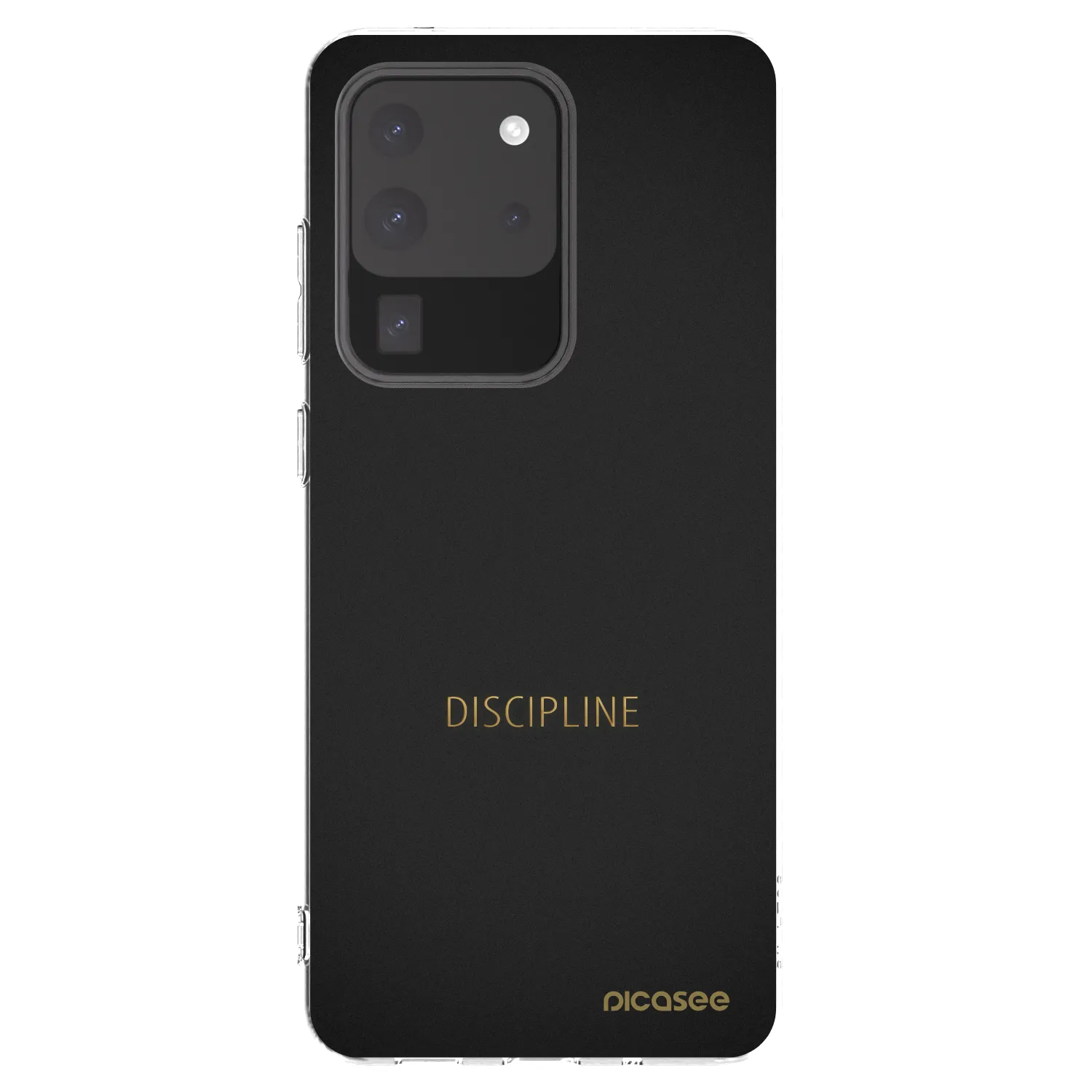 Picasee silikonový průhledný obal pro Samsung Galaxy S20 Ultra 5G G988F - Discipline