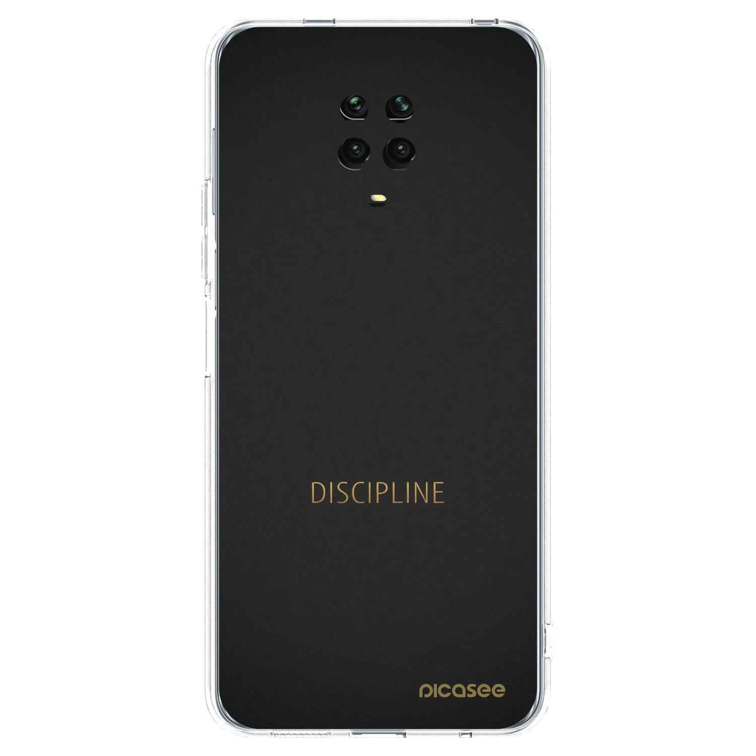 Picasee silikonový průhledný obal pro Xiaomi Redmi Note 9 Pro - Discipline