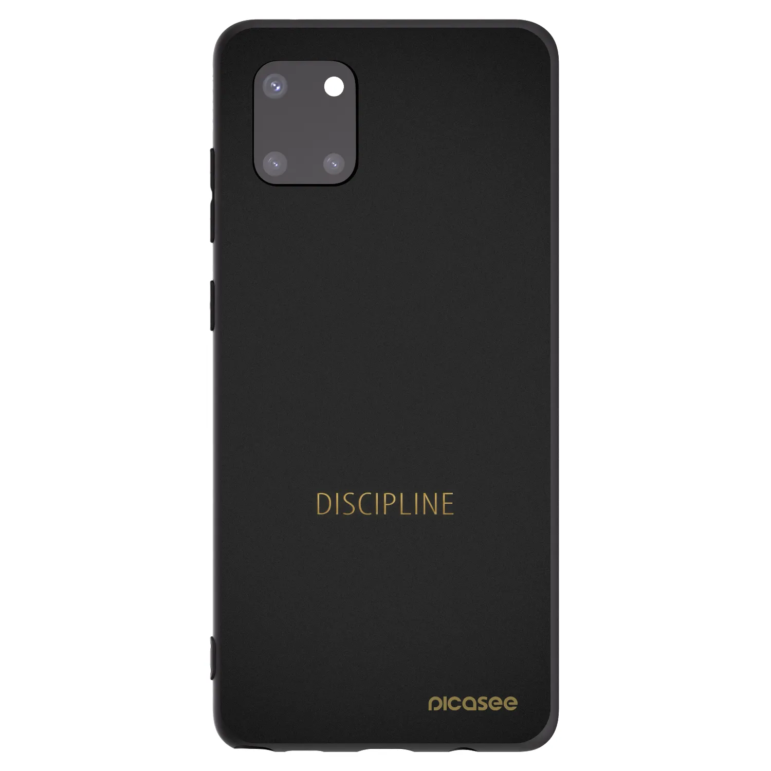 Picasee silikonový černý obal pro Samsung Galaxy Note 10 Lite N770F - Discipline