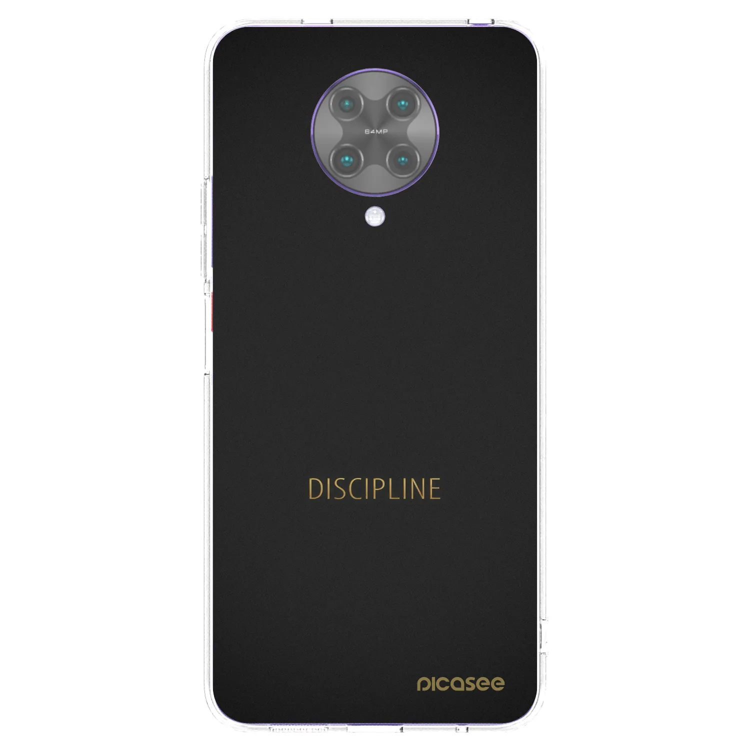 Picasee silikonový průhledný obal pro Xiaomi Poco F2 Pro - Discipline