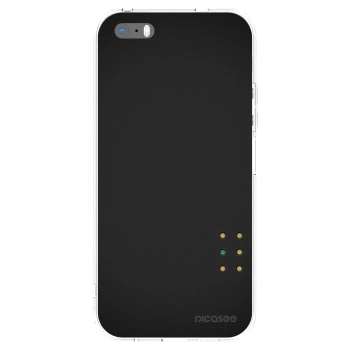 Picasee silikonový průhledný obal pro Apple iPhone 5/5S/SE - Pulse