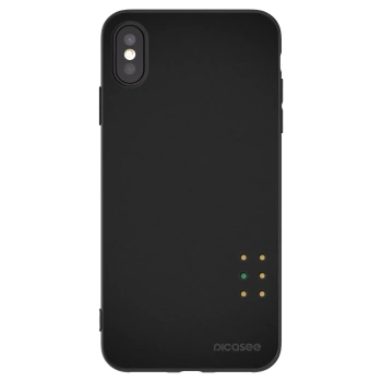 Picasee silikonový černý obal pro Apple iPhone XS Max - Pulse