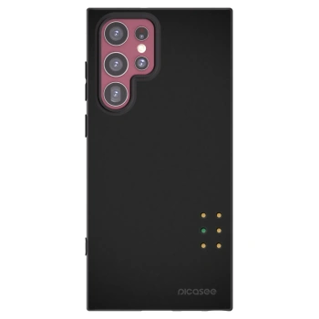 Picasee silikonový černý obal pro Samsung Galaxy S22 Ultra 5G - Pulse