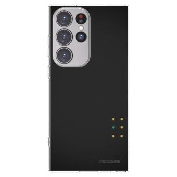 Picasee silikonový průhledný obal pro Samsung Galaxy S23 Ultra 5G - Pulse