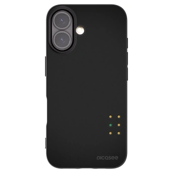 Picasee silikonový černý obal pro Apple iPhone 16 - Pulse
