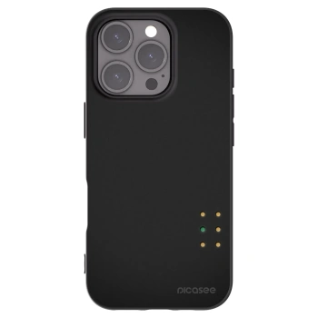 Picasee silikonový černý obal pro Apple iPhone 16 Pro - Pulse