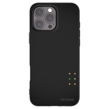 Picasee silikonový černý obal pro Apple iPhone 16 Pro Max - Pulse