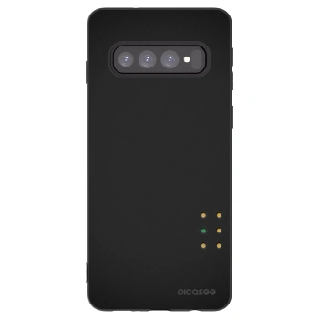Picasee silikonový černý obal pro Samsung Galaxy S10 G973 - Pulse