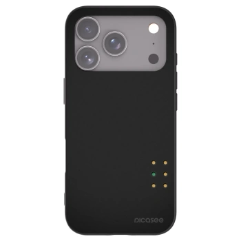 Picasee silikonový černý obal pro Apple iPhone 17 Pro - Pulse