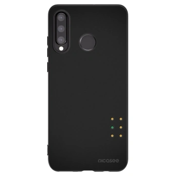 Picasee silikonový černý obal pro Huawei P30 Lite - Pulse