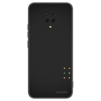 Picasee silikonový černý obal pro Xiaomi Redmi Note 9 Pro - Pulse