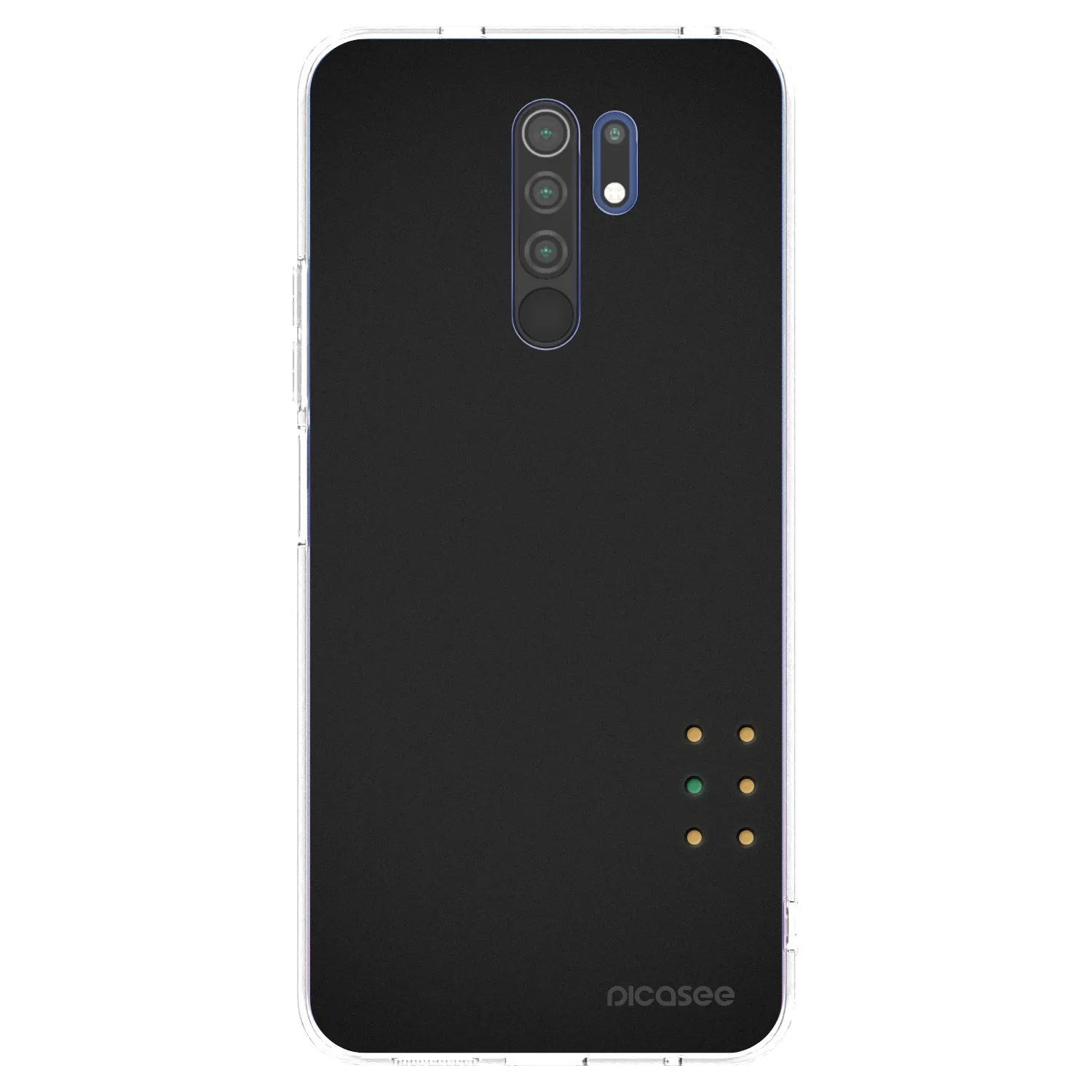 Picasee silikonový průhledný obal pro Xiaomi Redmi 9 - Pulse