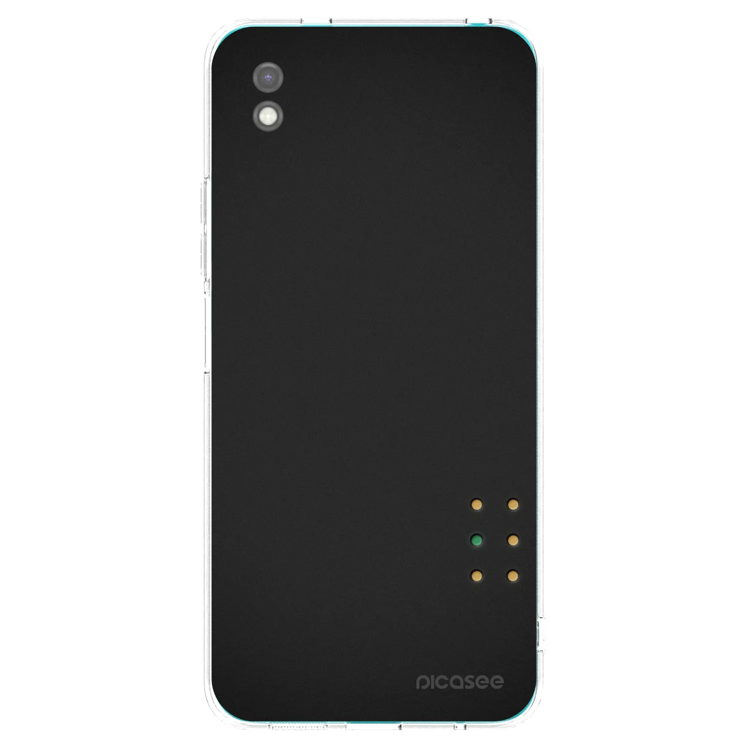 Picasee silikonový černý obal pro Xiaomi Redmi 9A - Pulse
