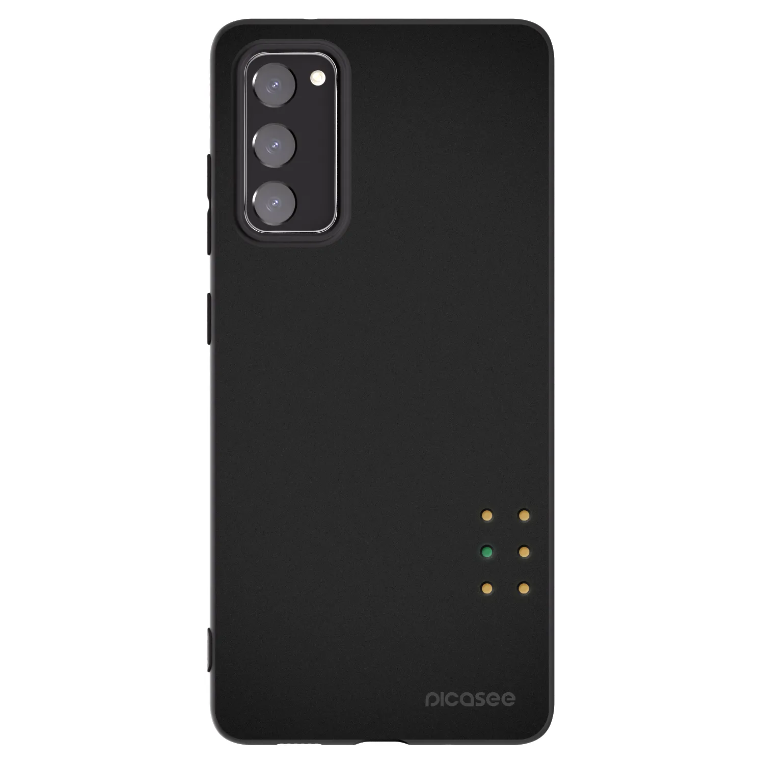 Picasee silikonový černý obal pro Samsung Galaxy S20 FE - Pulse