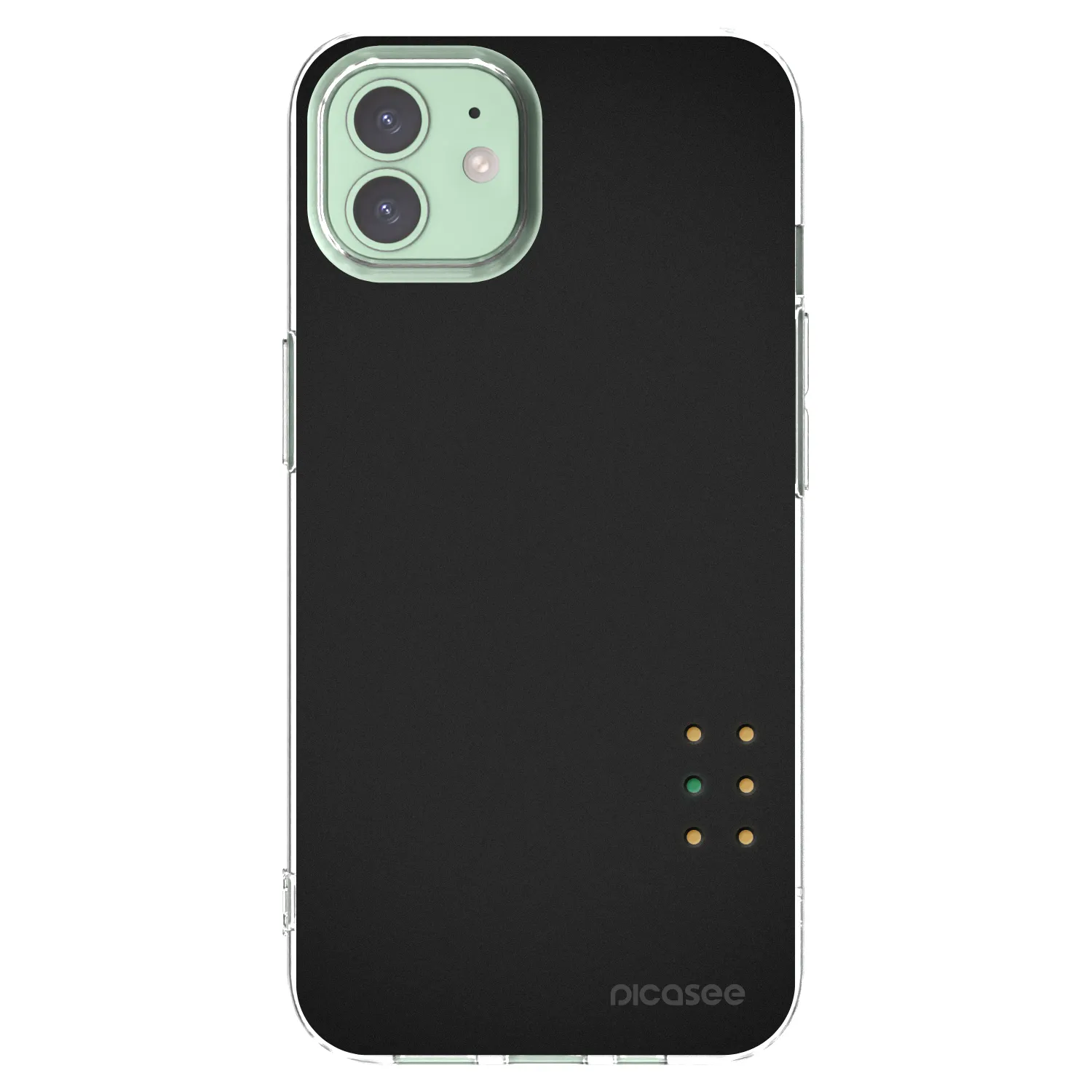 Picasee silikonový průhledný obal pro Apple iPhone 12 - Pulse