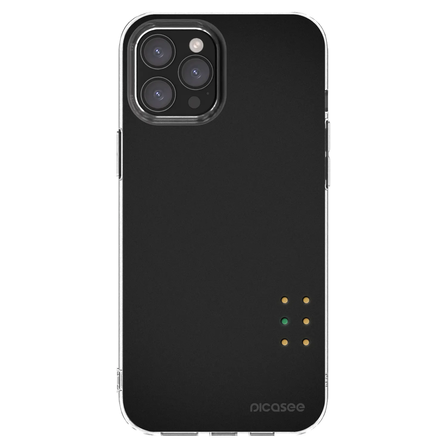 Picasee silikonový průhledný obal pro Apple iPhone 12 Pro Max - Pulse