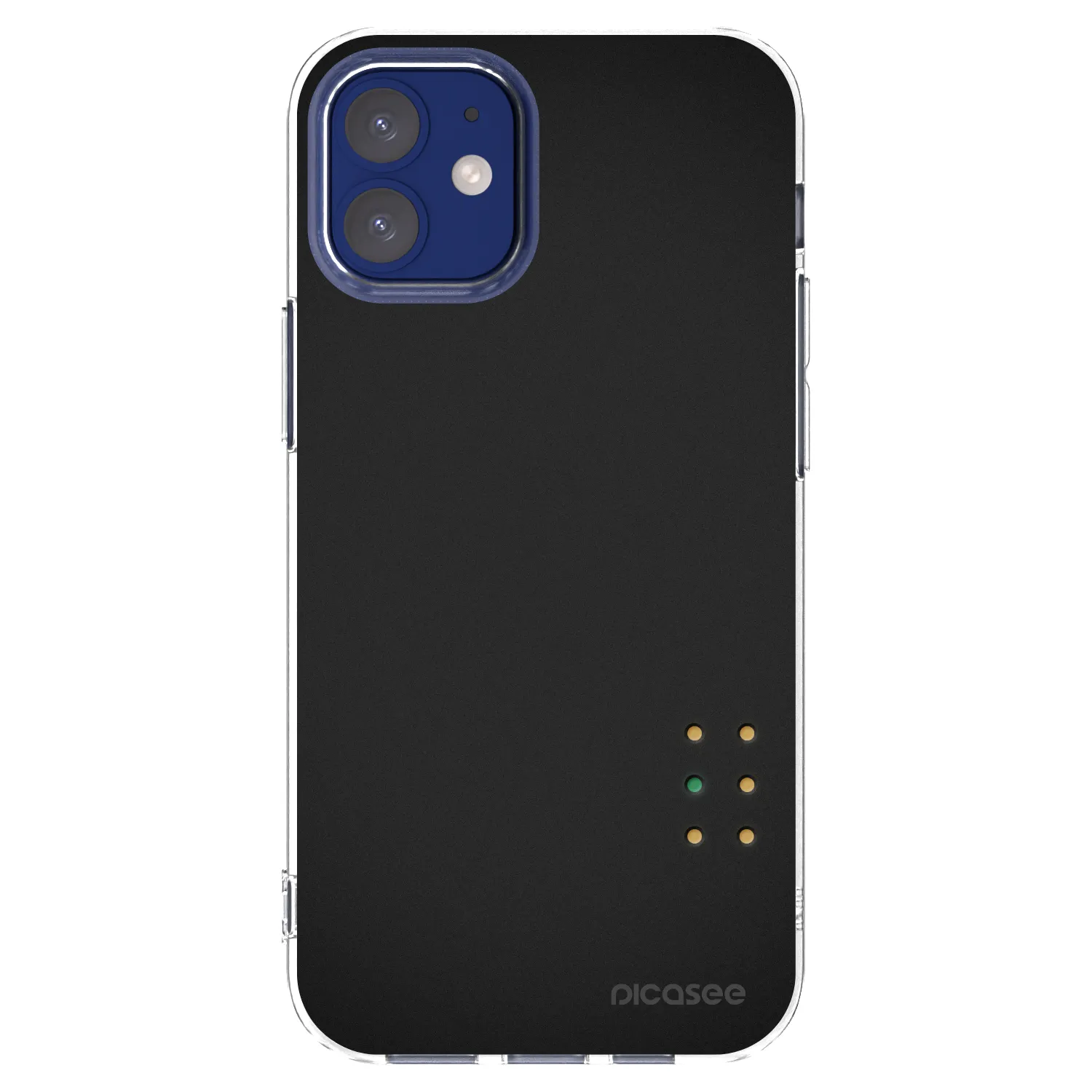 Picasee silikonový průhledný obal pro Apple iPhone 12 mini - Pulse