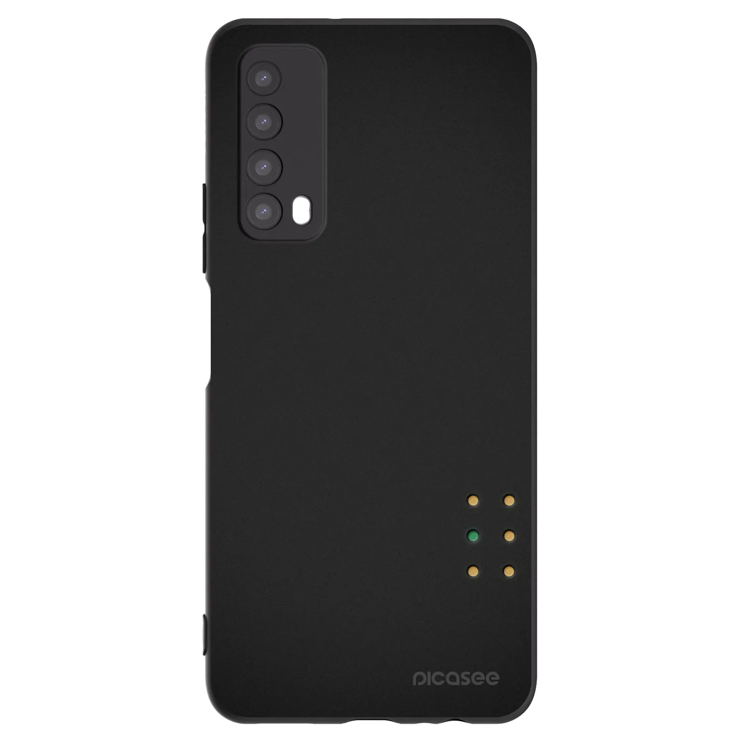 Picasee silikonový černý obal pro Huawei P Smart 2021 - Pulse