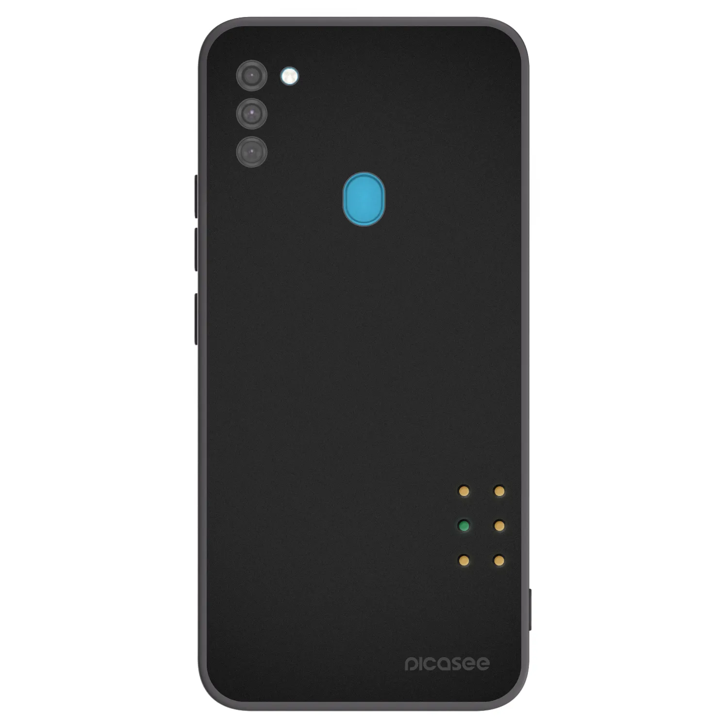 Picasee silikonový černý obal pro Samsung Galaxy M11 - Pulse