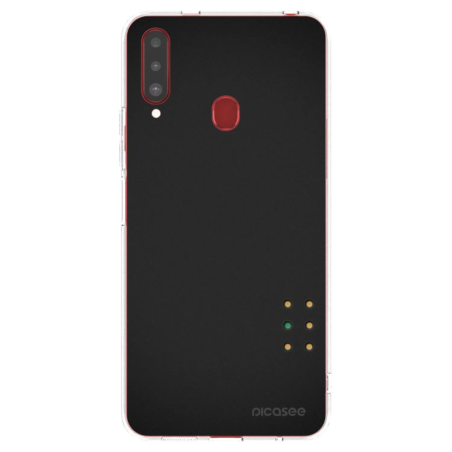 Picasee silikonový průhledný obal pro Samsung Galaxy A20s - Pulse