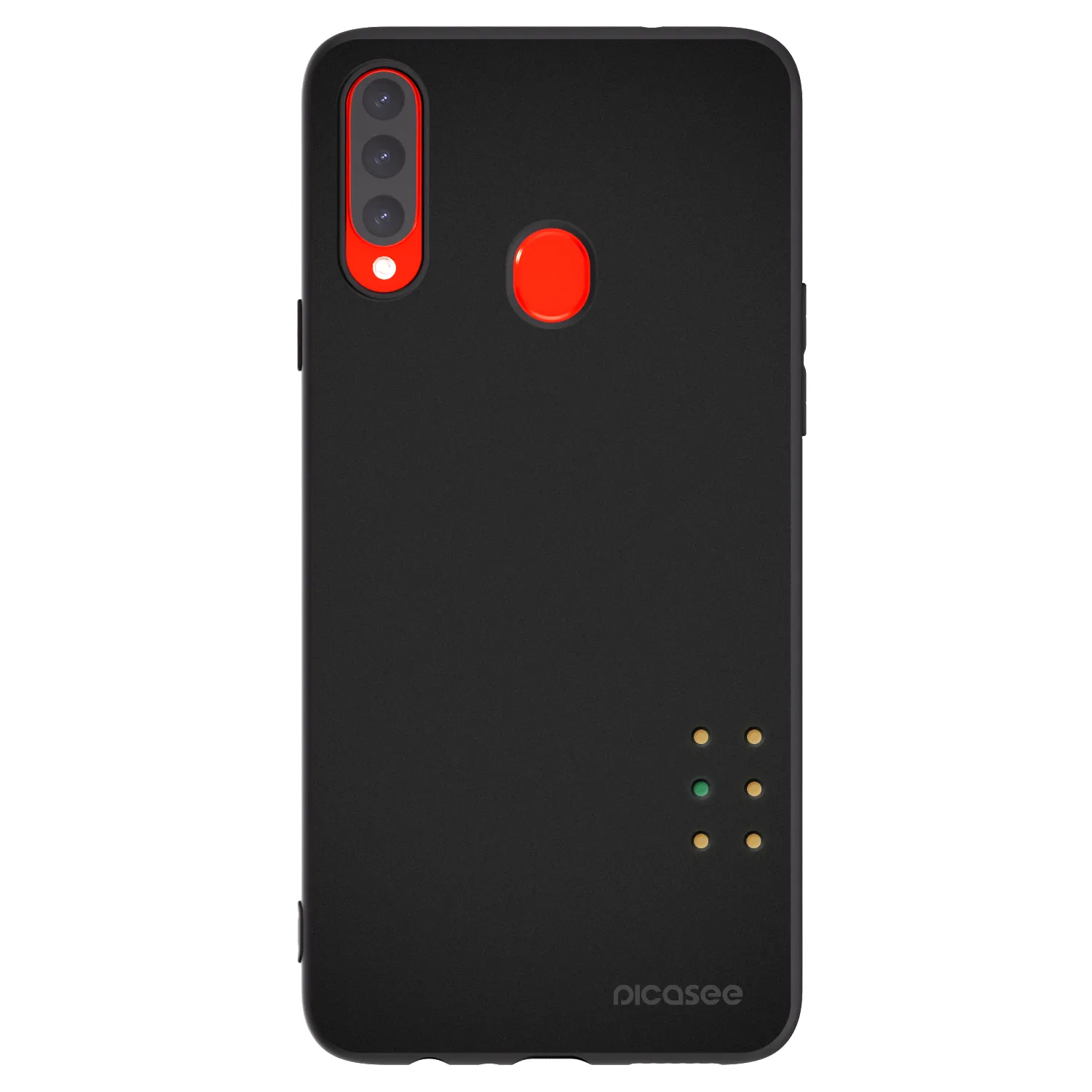 Picasee silikonový černý obal pro Samsung Galaxy A20s - Pulse