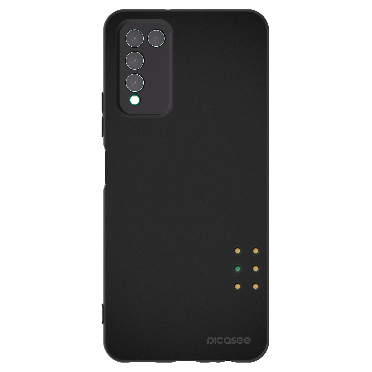 Picasee silikonový černý obal pro Honor 10X Lite - Pulse