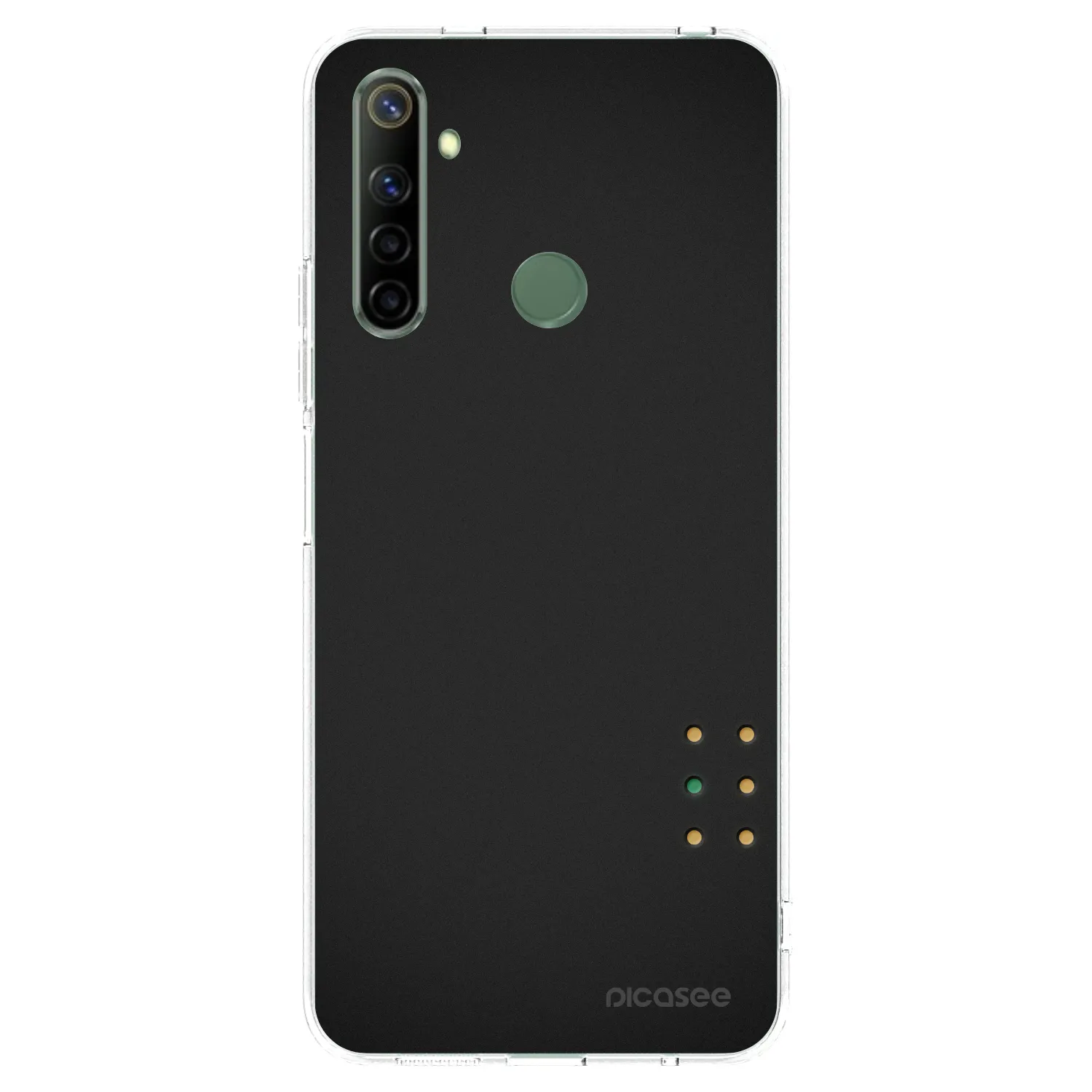 Picasee silikonový průhledný obal pro Realme 6i - Pulse