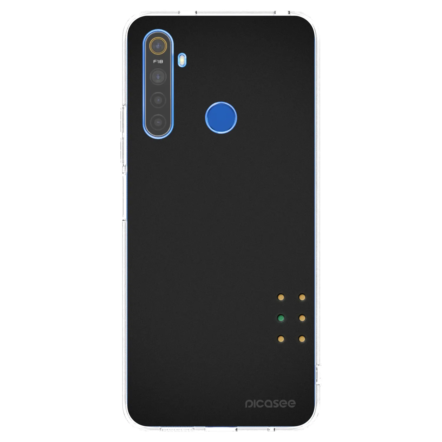 Picasee silikonový průhledný obal pro Realme 5 - Pulse