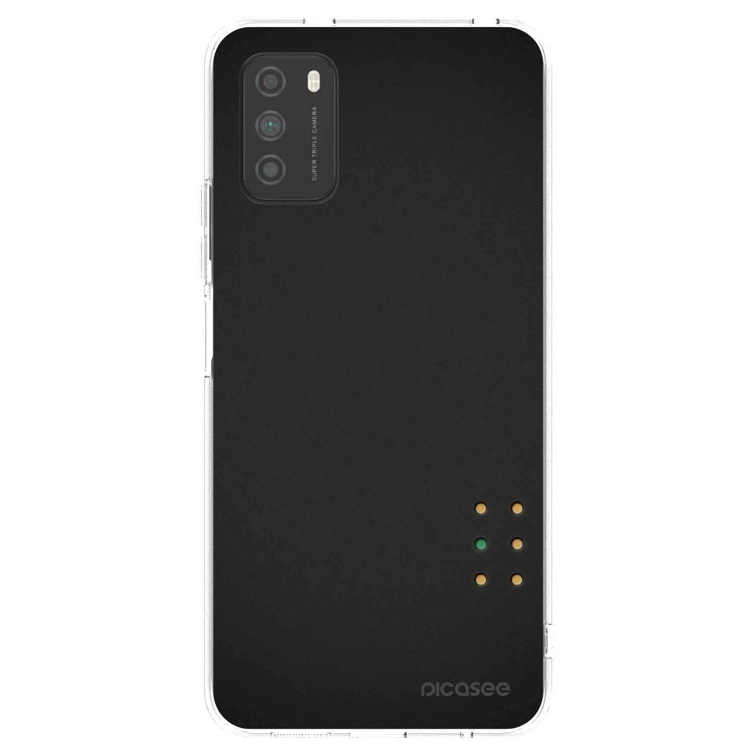 Picasee silikonový průhledný obal pro Xiaomi Poco M3 - Pulse