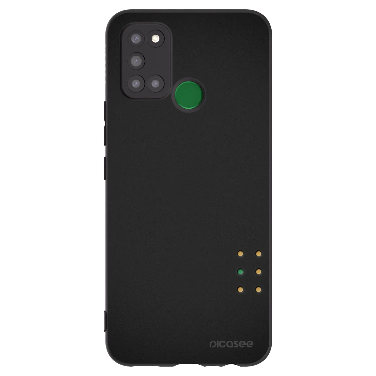 Picasee silikonový černý obal pro Realme 7i - Pulse
