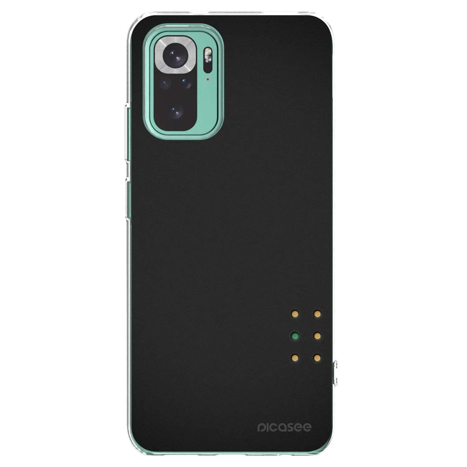 Picasee silikonový průhledný obal pro Xiaomi Redmi Note 10 Pro - Pulse