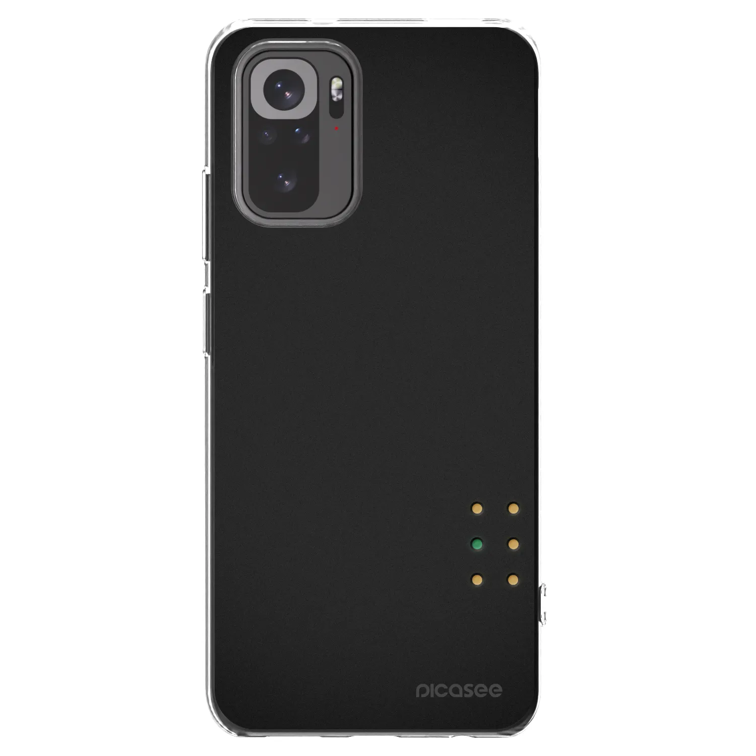 Picasee silikonový průhledný obal pro Xiaomi Redmi Note 10S - Pulse