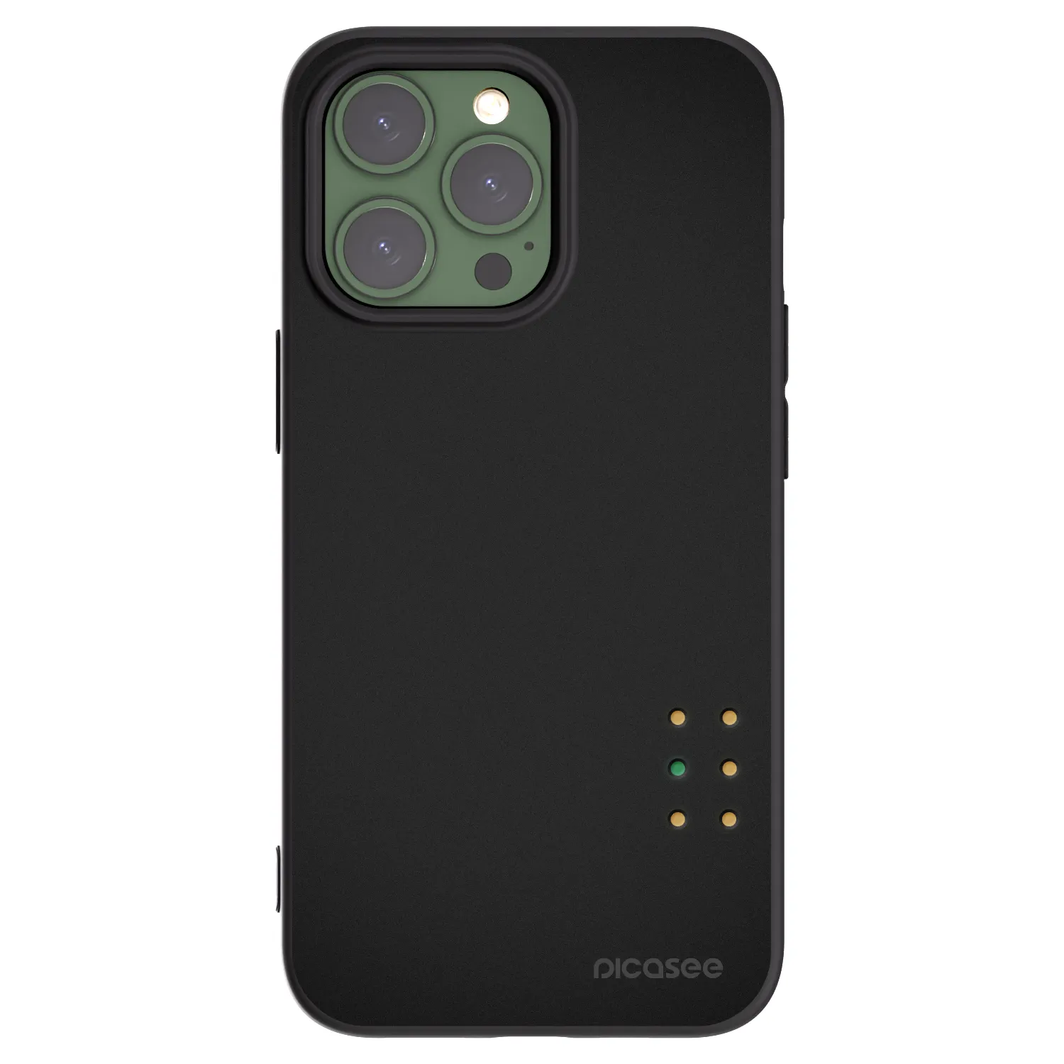 Picasee silikonový černý obal pro Apple iPhone 13 Pro - Pulse
