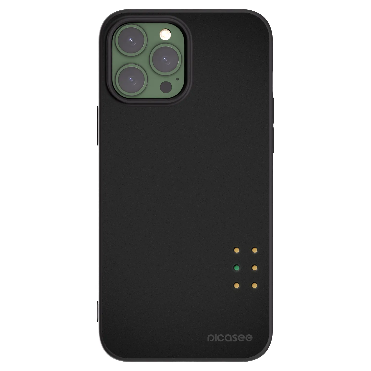 Picasee silikonový černý obal pro Apple iPhone 13 Pro Max - Pulse
