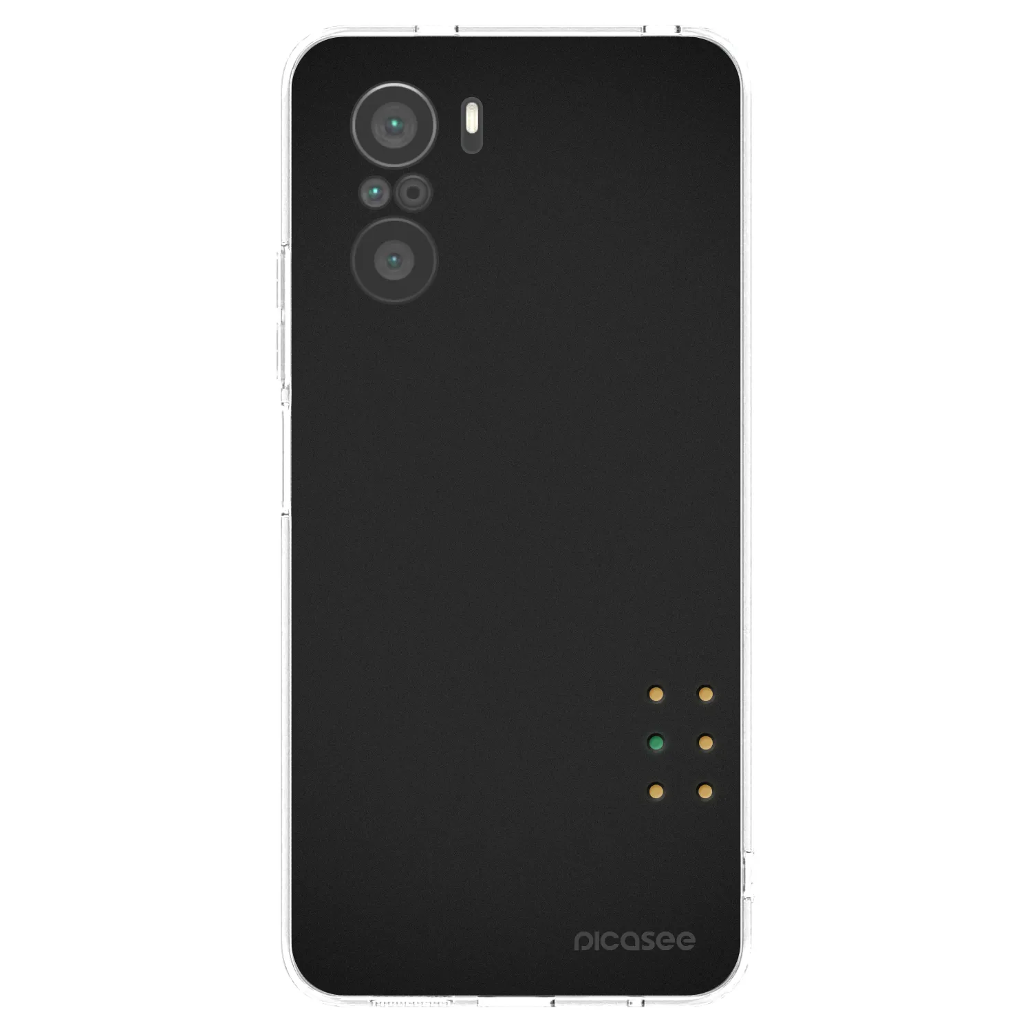 Picasee silikonový průhledný obal pro Xiaomi Poco F3 - Pulse