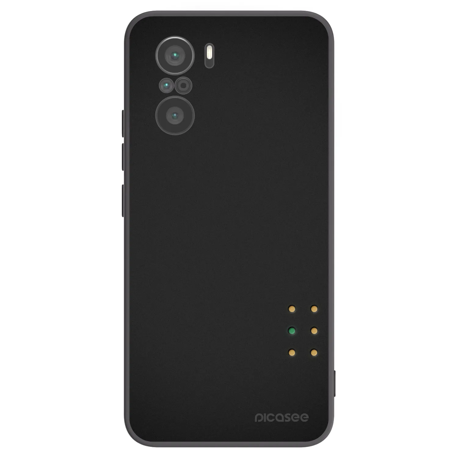 Picasee silikonový černý obal pro Xiaomi Poco F3 - Pulse