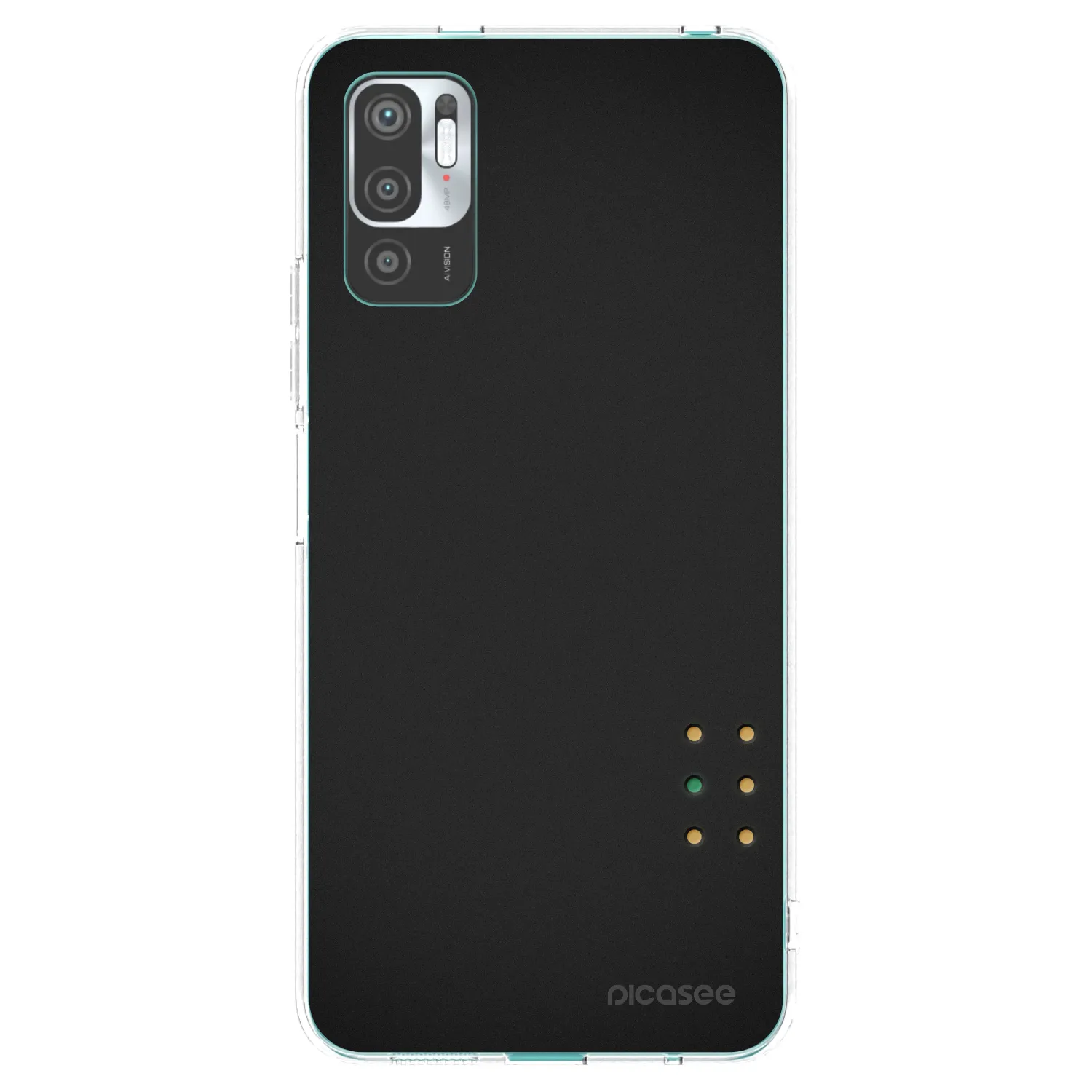 Picasee silikonový průhledný obal pro Xiaomi Redmi Note 10 5G - Pulse